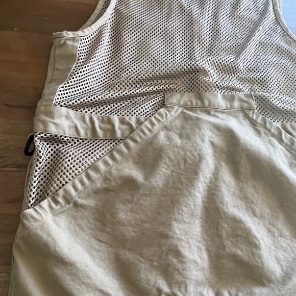 Cabela's Vest Men's Outdoor Gear Mesh Fishing Jacket Pockets Zip Beige Size XL - Picture 7 of 7